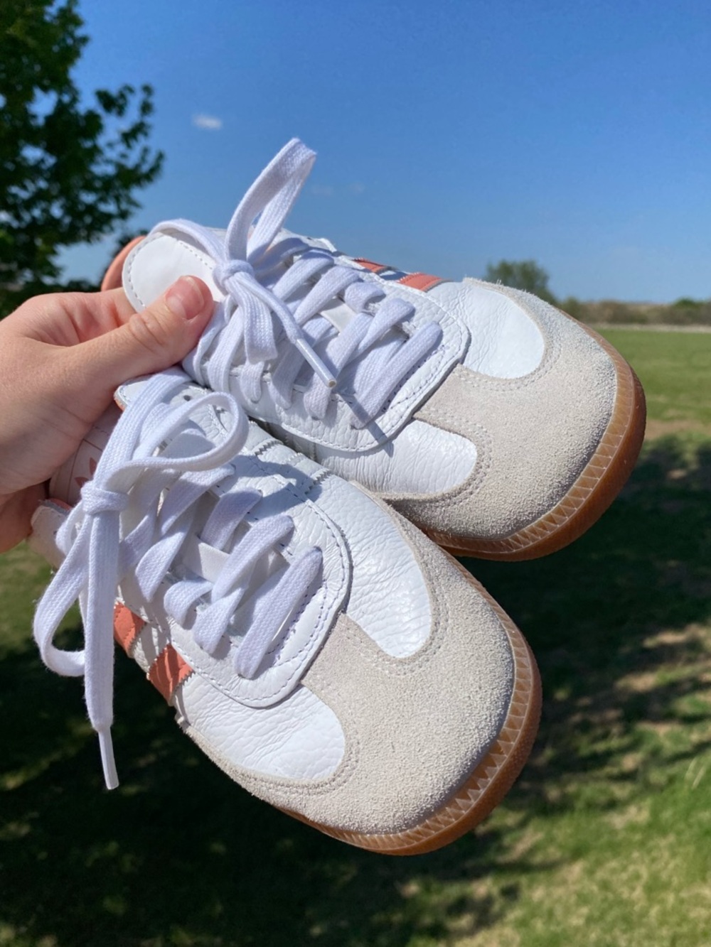 Adidas Samba OG White & Wonder Clay - Picture 3 of 7
